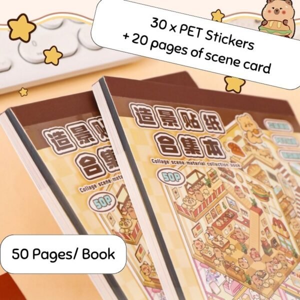 YL02 Whimsy World Sticker Collection: 20 Miniature Menagerie Metropolis​ - Image 9